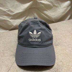 Adidas Dark Gray Cap with White Logo